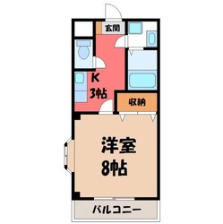 アルザス Ⅲの物件間取画像